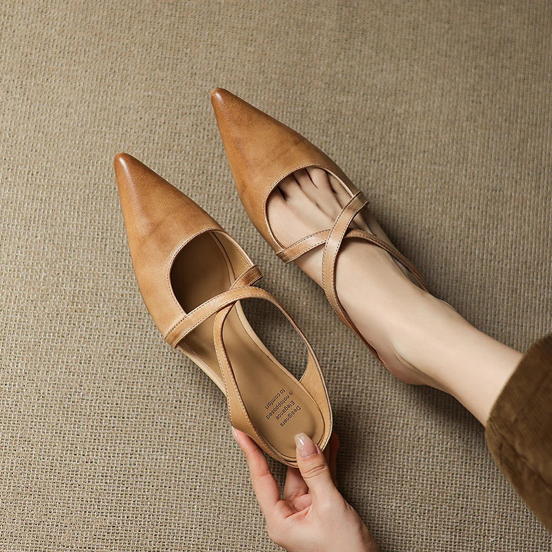 ERICA | Genuine Leather Mules