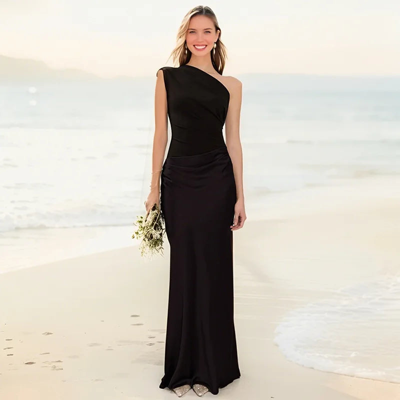 Bellthorne | Maxi Dress with a Guilt in Satin