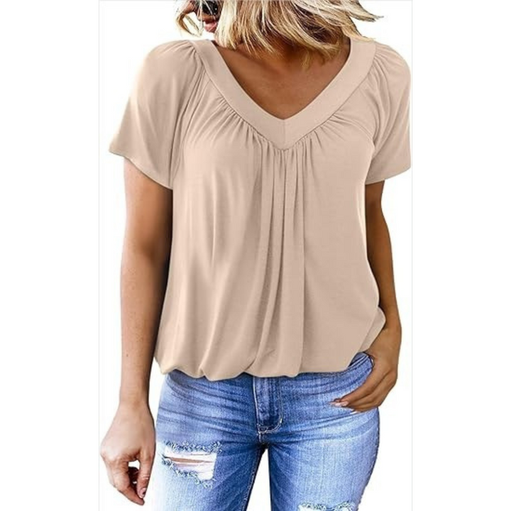 Ellie | Casual V-Neck Top