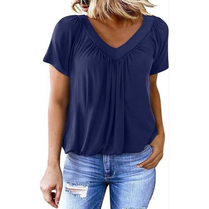 Ellie | Casual V-Neck Top