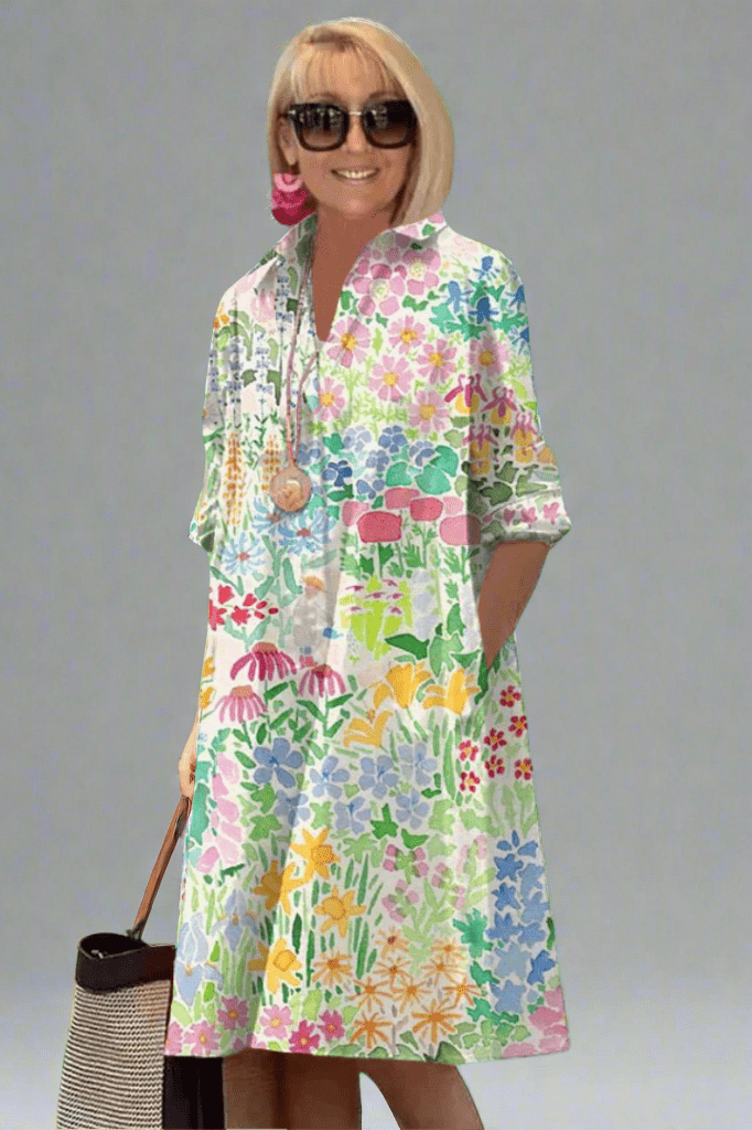 Victoria™ Floral Midi Dress 0