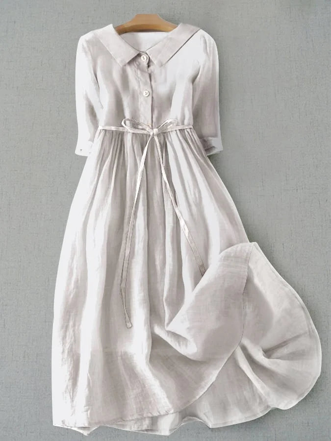 KYLIE | Women's Summer Lace-Up Waist Dress - Timeless Comfort & Style