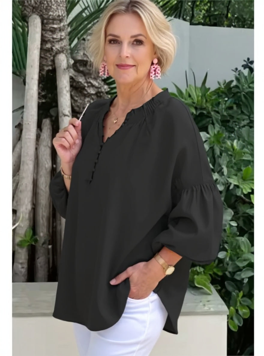 ANGELA | Lightweight Relaxed Everyday Blouse