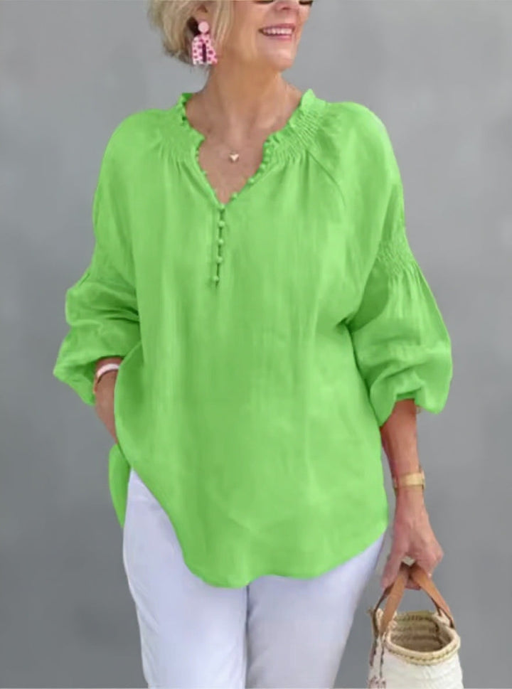 ANGELA | Lightweight Relaxed Everyday Blouse