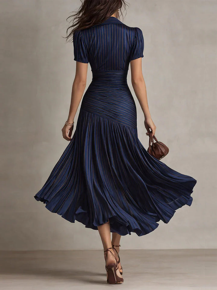 Florenza | Vintage Elegant Chiffon Maxi Dress