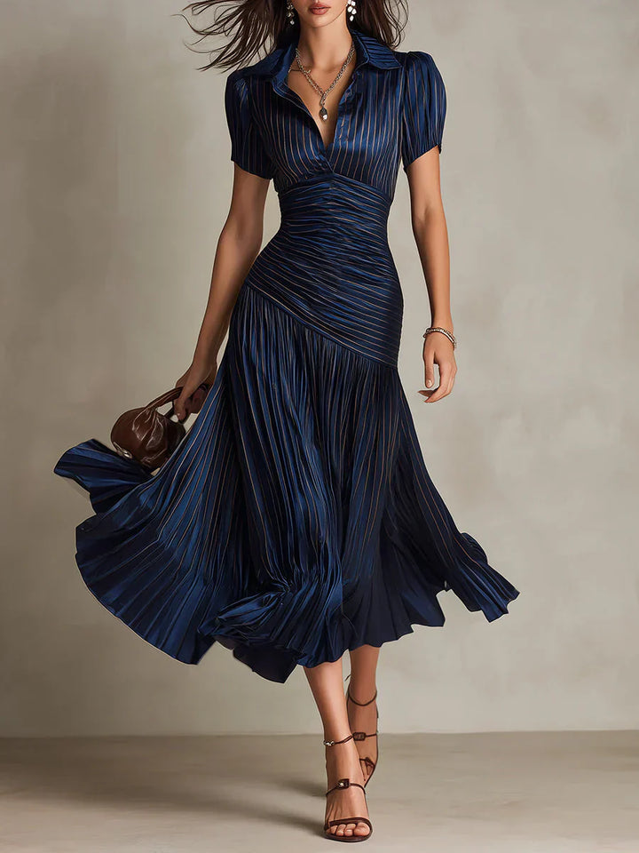 Florenza | Vintage Elegant Chiffon Maxi Dress