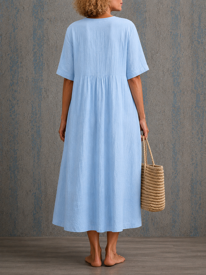 Delphine™ | Half Sleeve Dress