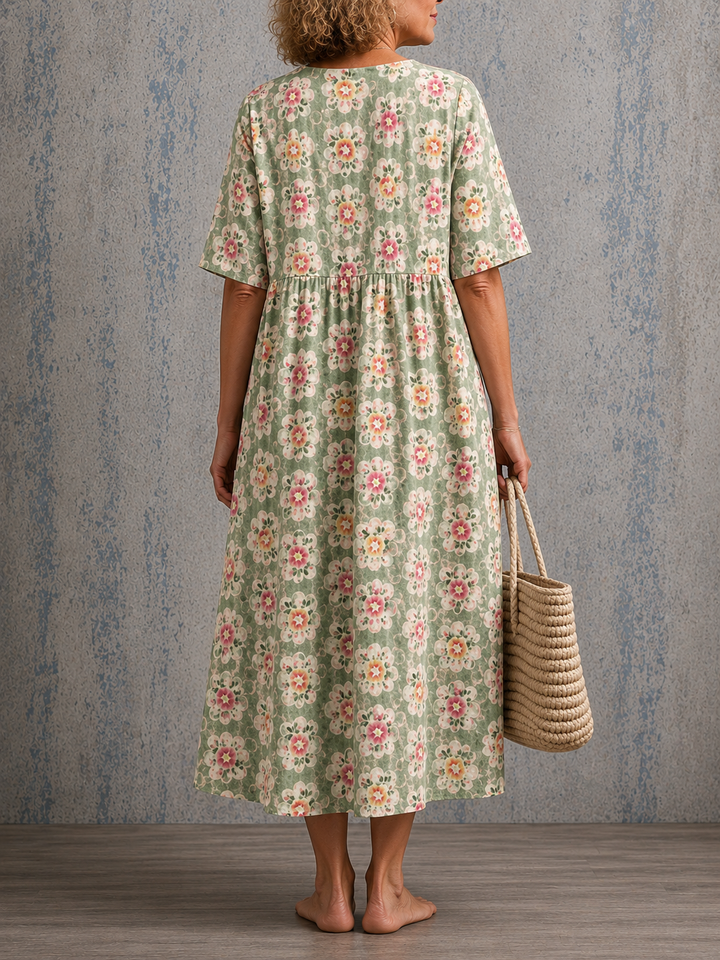 Brenda™ | Half Sleeve Dress