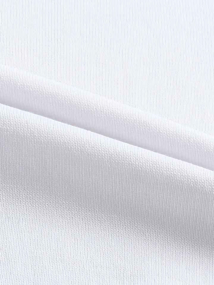 Chiara | White Hooded Cardigan with Button Closure