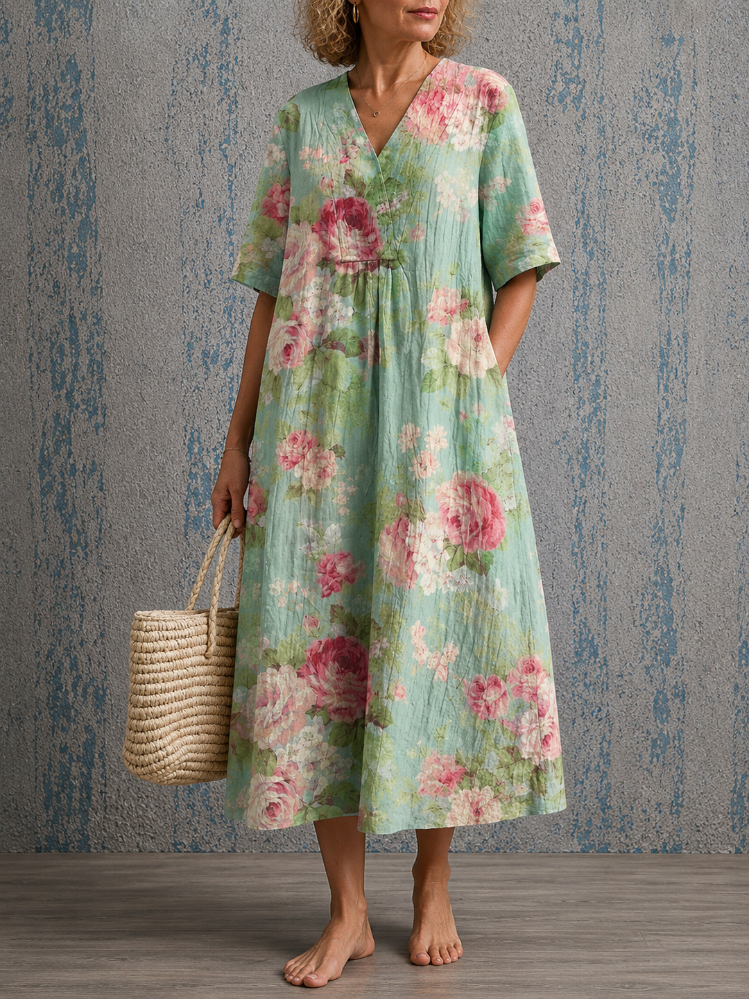 Cynthia™ | Half Sleeve Dress
