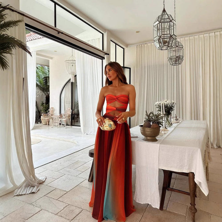 JAMIE | Strapless Maxi Dress