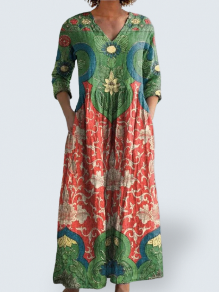 DANIELLE | Vintage Floral Dress