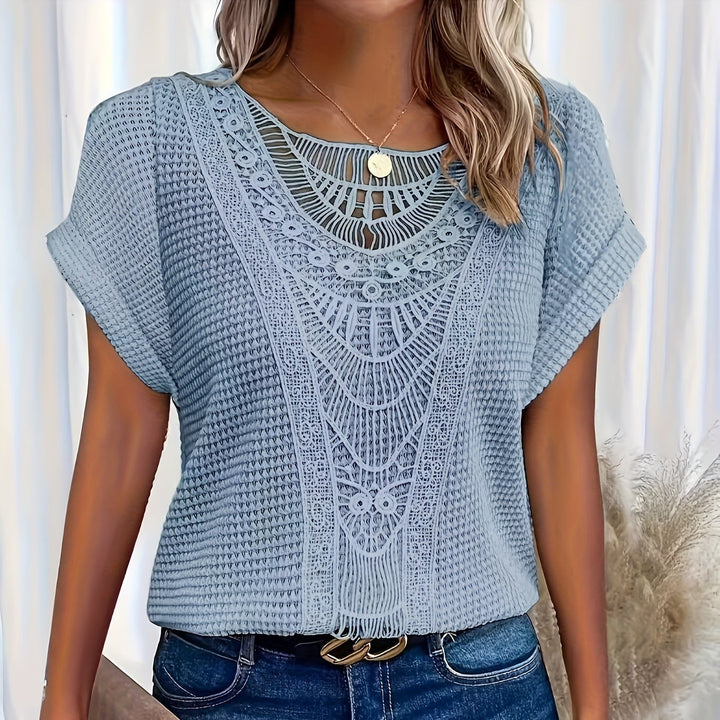 Skylar | Detailed Knitted Top