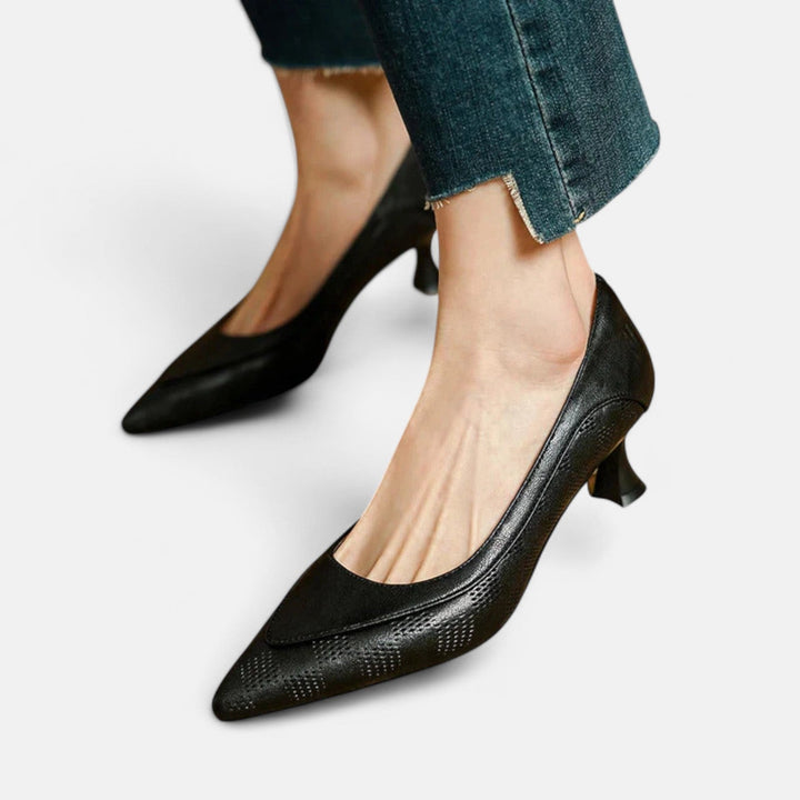 JOANNA | Leather Heels