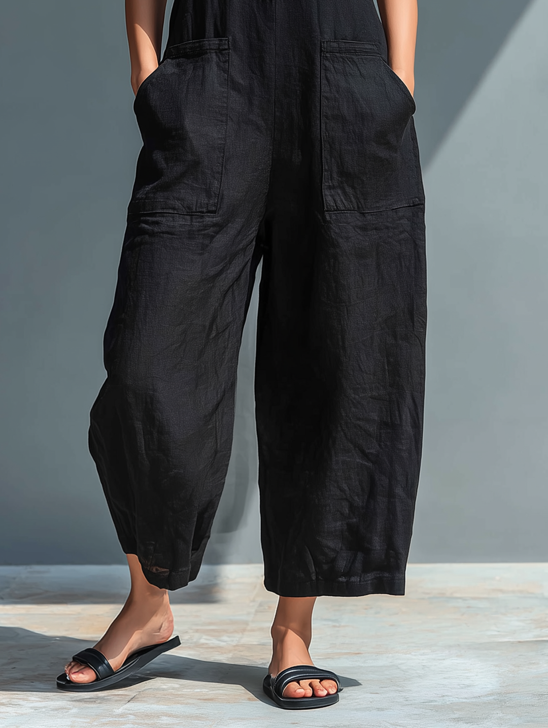 Adele | Long Fluid Jumpsuit with Pockets