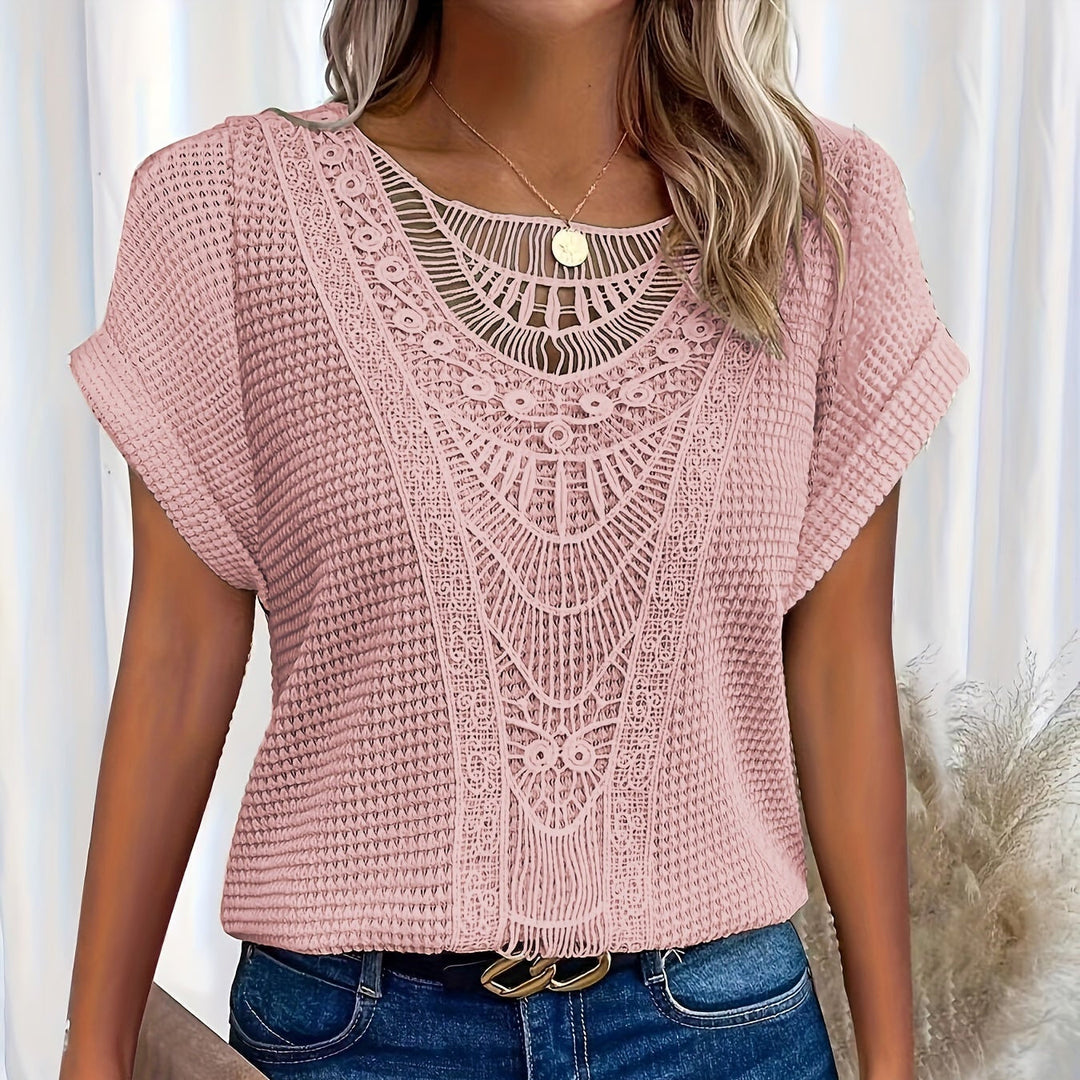 Skylar | Detailed Knitted Top