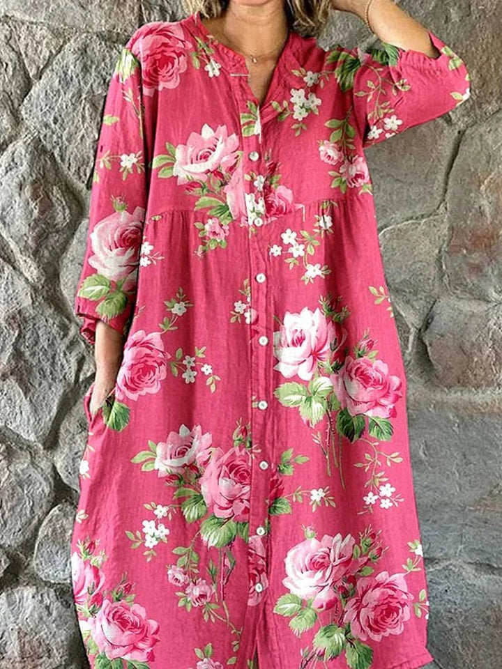 Celia | Art Floral Dress