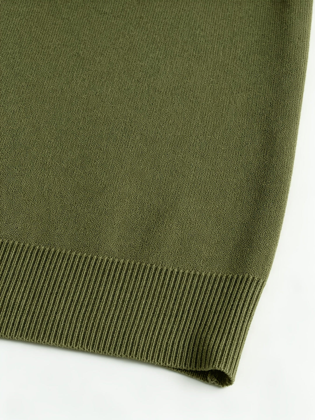 Alessia | Military Green Hooded Cardigan with Button Closure