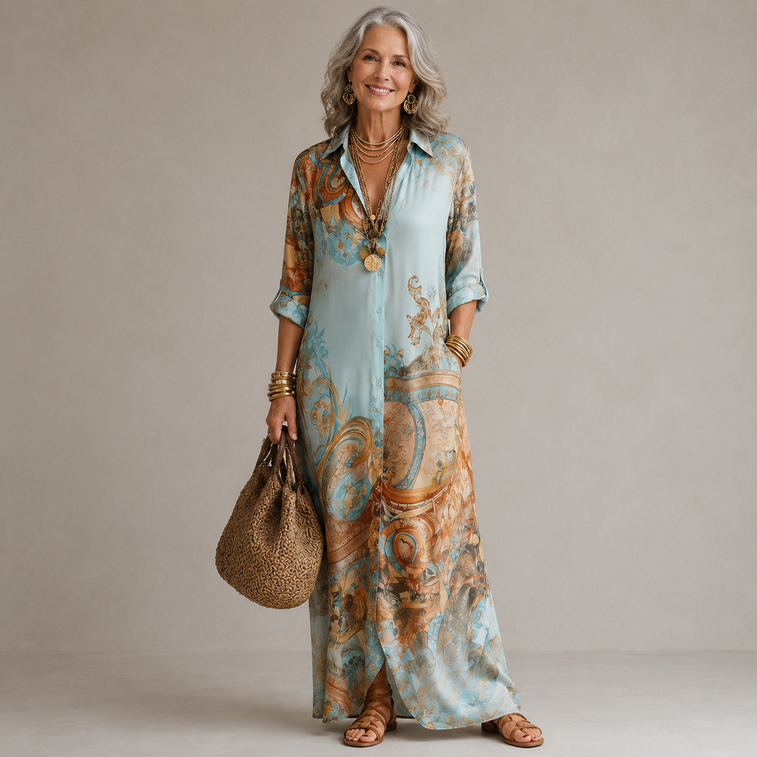 EVALEXY I Maxi Dress Print Luxury