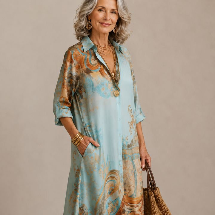 EVALEXY I Maxi Dress Print Luxury