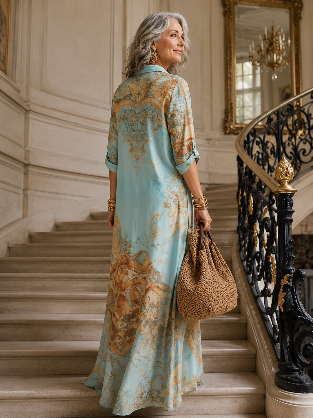 EVALEXY I Maxi Dress Print Luxury