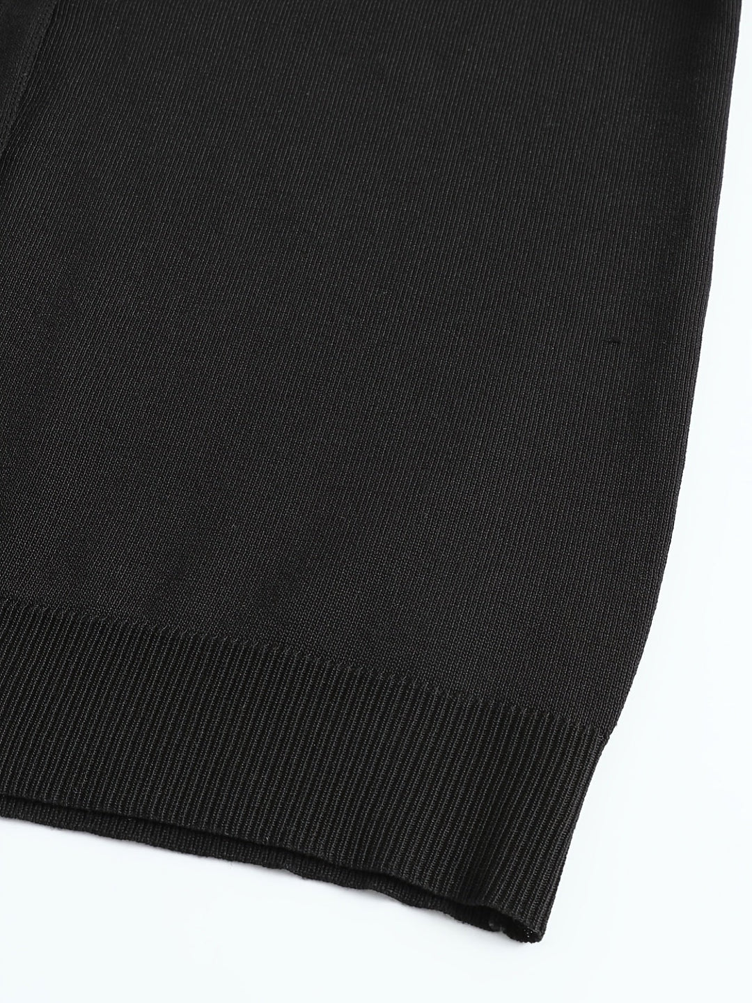 Noemi | Black Hooded Cardigan with Buttons