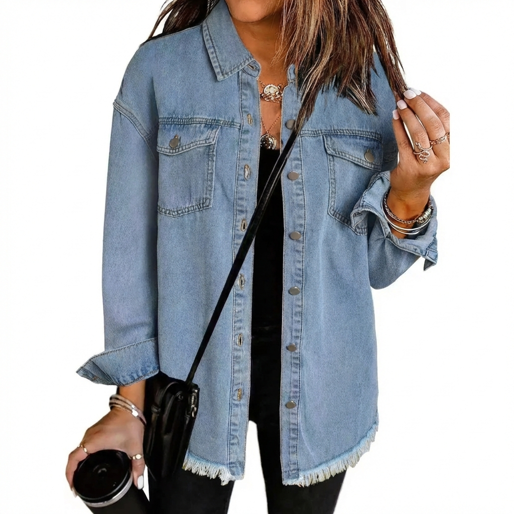 Leah | Classic Everyday Denim Jacket