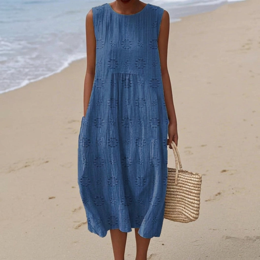 Delilah | Patterned Midi Dress