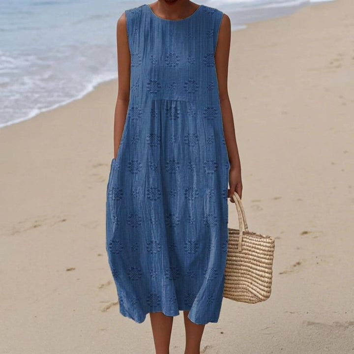 Delilah | Patterned Midi Dress