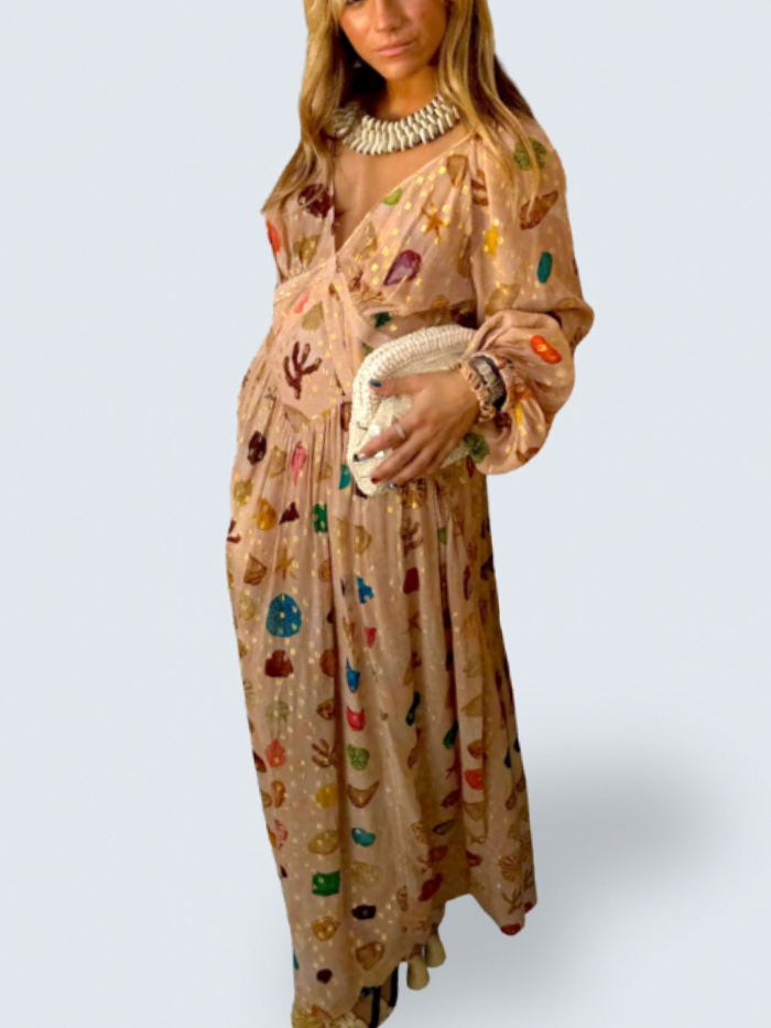 ARIEL | Golden Seashell Maxi