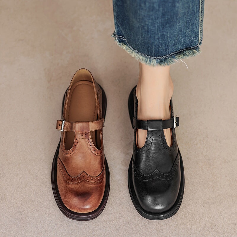EMILIA | Elegant Mary Janes Made Of Leather