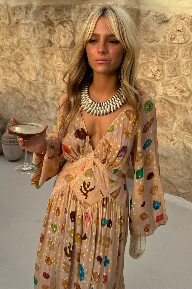 ARIEL | Golden Seashell Maxi