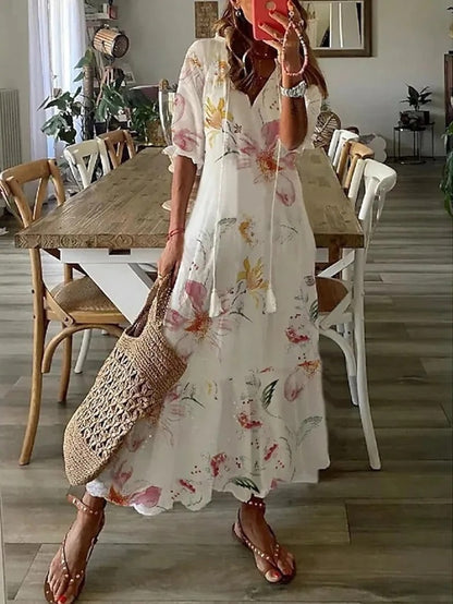 Adeline | Boho Tummy Coverage Dress